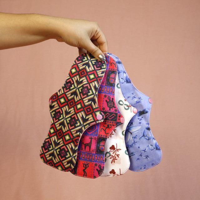 Absorvente Reutilizável de pano - Lunittas Noturno